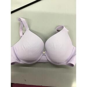 Ambrielle bra convertible plunge push up bra size 38C color lilac new from JCP